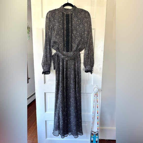 ZARA high collar printed dress /Size small/ Excellent condition - Picture 2 of 9